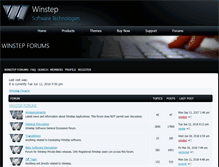 Tablet Screenshot of forums.winstep.net